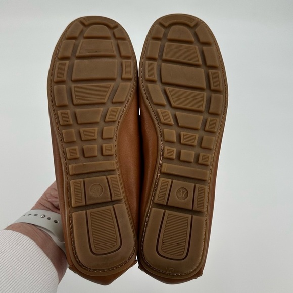 GUIMARAES Women’s Brown Leather Soft Slip On Moccasins/Loafers Size 37/6.5 - Picture 7 of 11